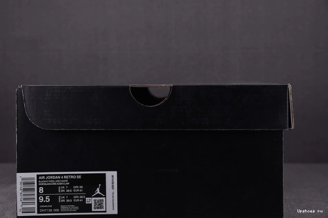 4 SE Black Canvas Retro Jordan DH7138-006 0317